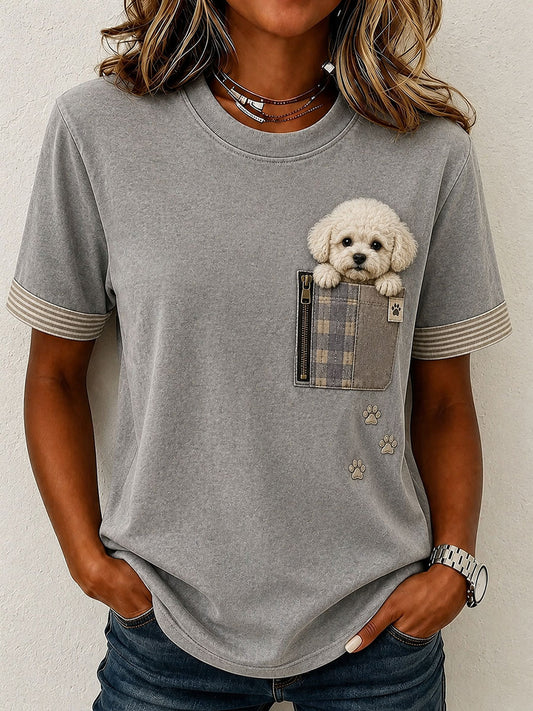 Women's Lovely Poodle T-Shirt