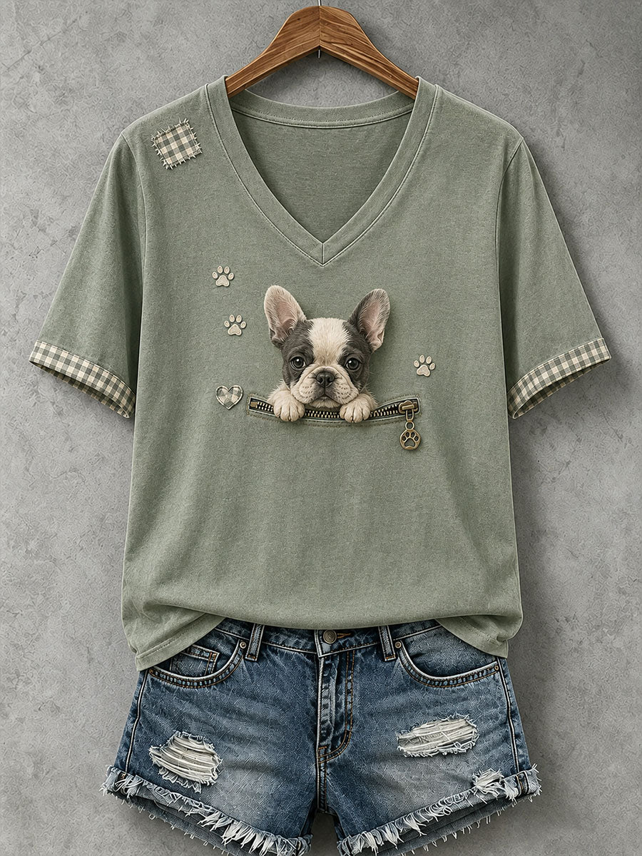 Women's Lovely French Bulldog T-Shirt