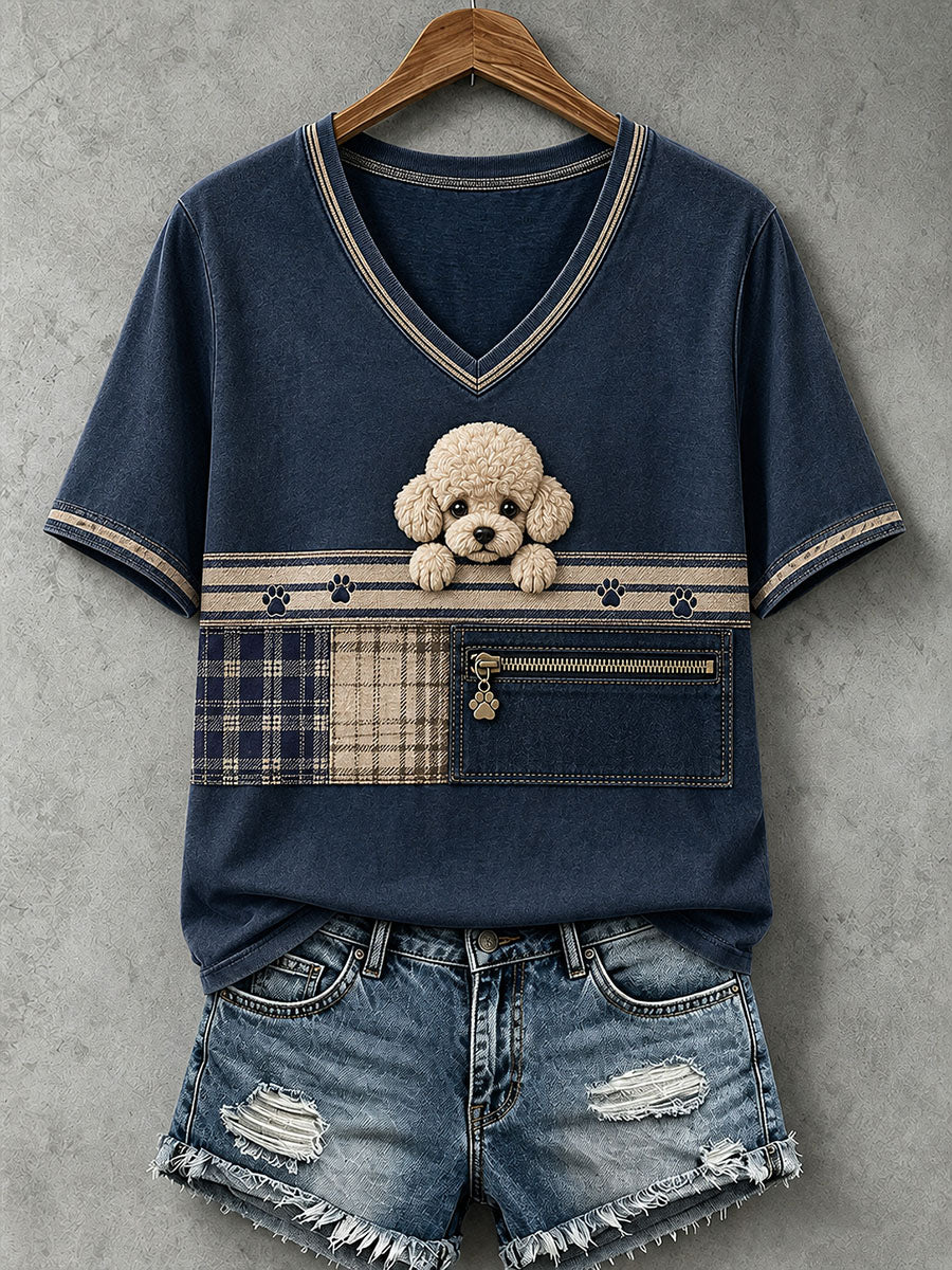 Women's Lovely Poodle T-Shirt