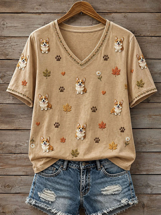 Women's Lovely Corgi T-Shirt