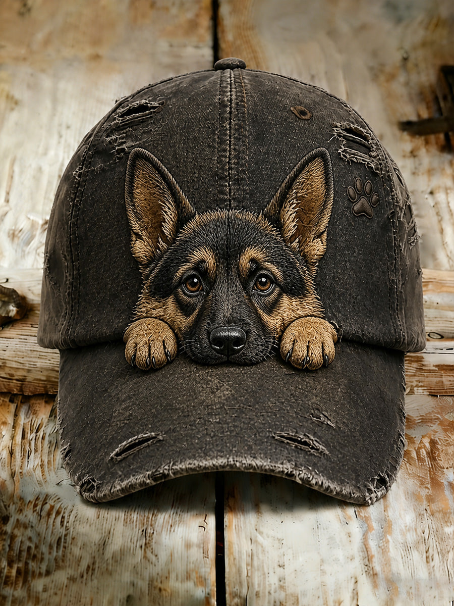 Unisex Casual Hat with Vintage Animal Art Print