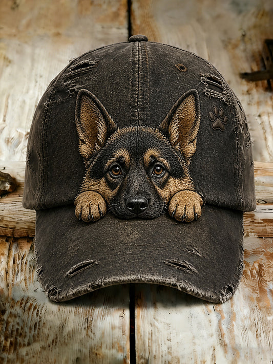 Unisex Casual Hat with Vintage Animal Art Print