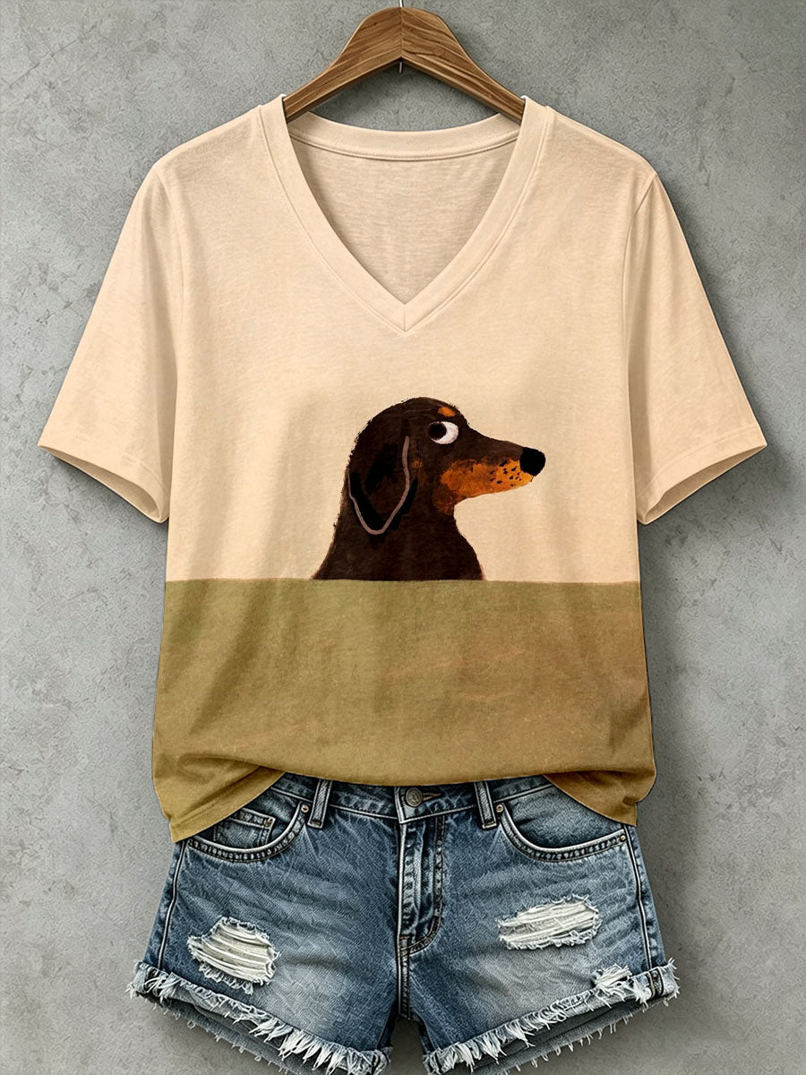 Women's Cute Dachshund T-Shirt