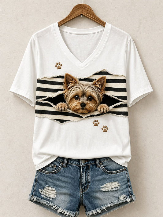 Women's Cute Yorkshire Terrier T-Shirt