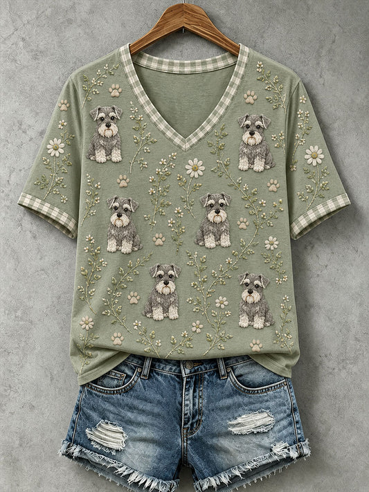 Women's Lovely Schnauzer T-Shirt