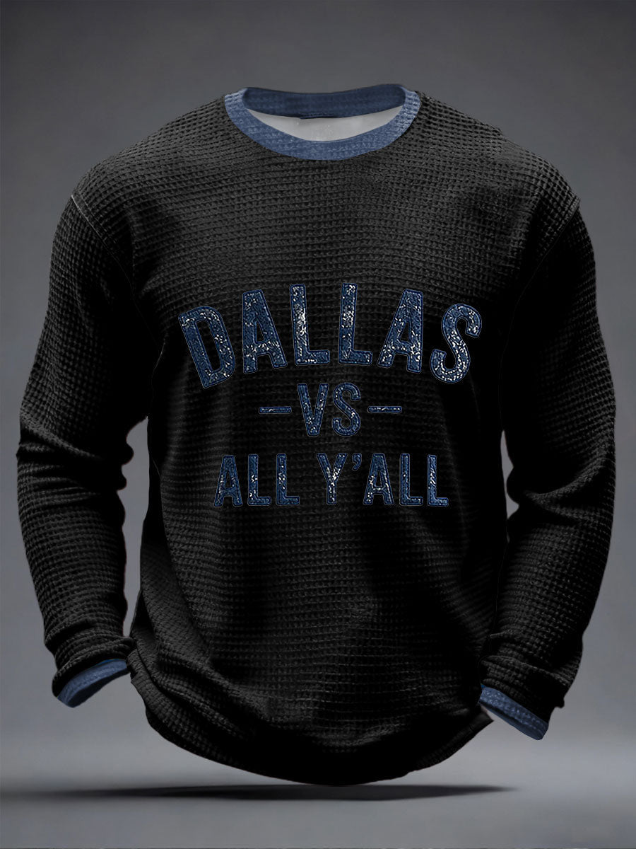 Men's Game Day Football Print Casual T-Shirt