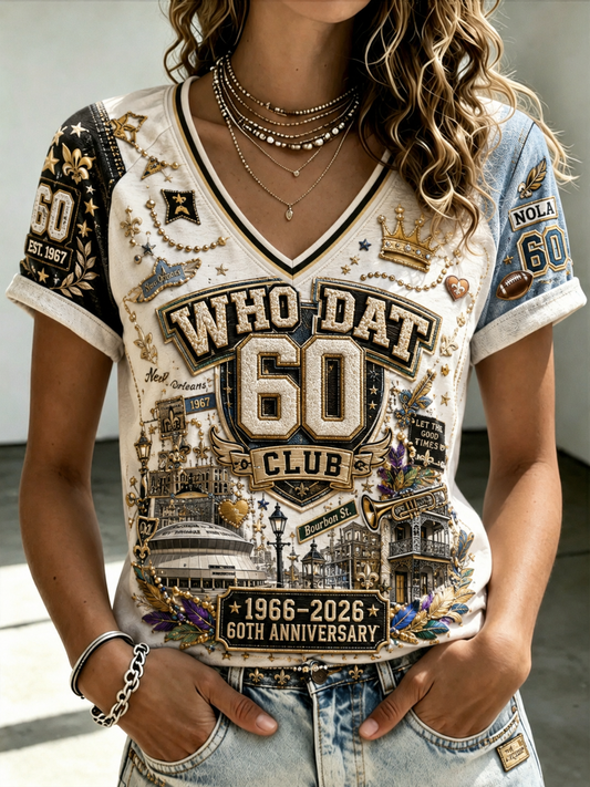 Women's V-Neck Off-Shoulder Short-Sleeved T-Shirt