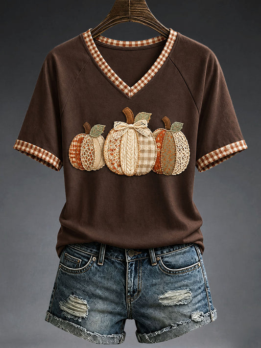 Women's Fall Pumpkin T-Shirt