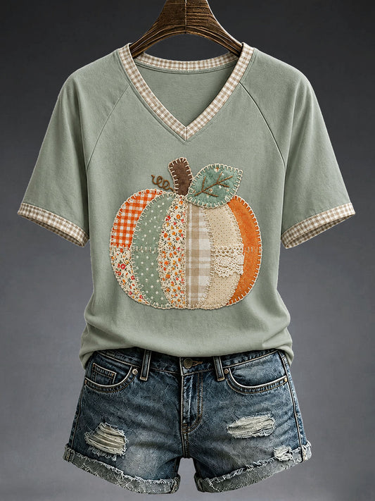 Women's Fall Pumpkin T-Shirt