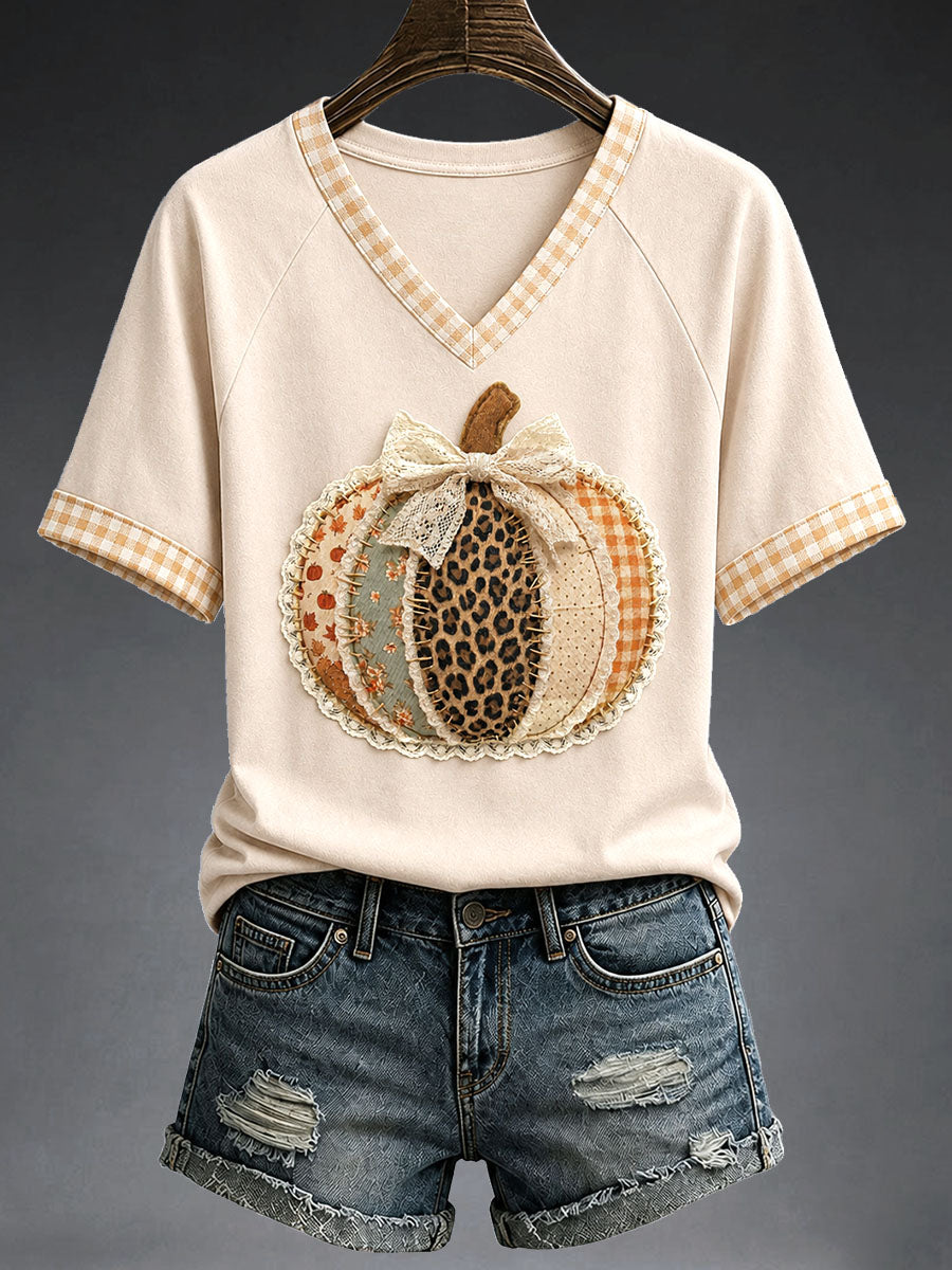 Women's Fall Pumpkin T-Shirt