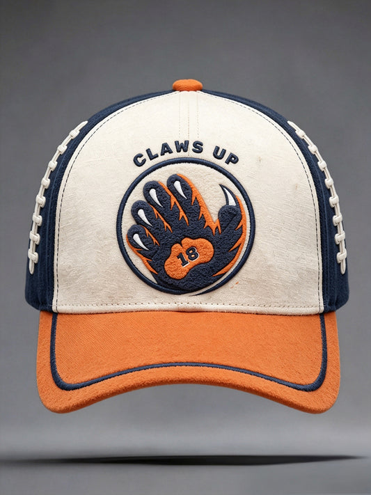 Unisex Chicago Football Lover Bear Art Printed Hat