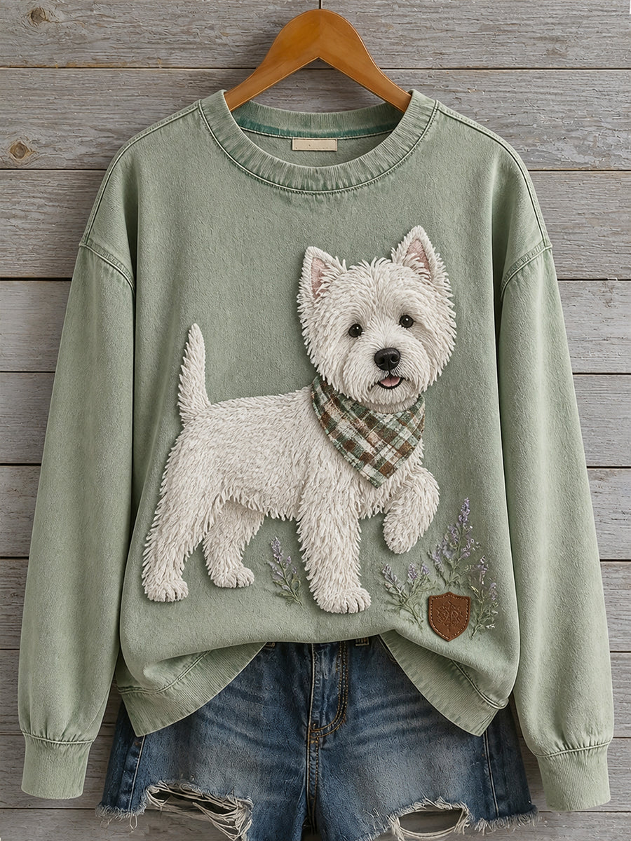 Retro Animal Print Casual And Comfortable Sweatshirt