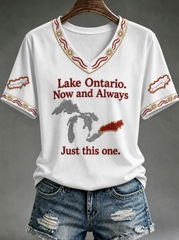 Women's Lake Ontario. Now and Always Just this one T-shirt