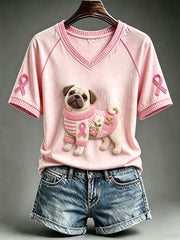 Women's Cute Pug T-shirt