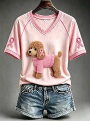 Women's Cute Poodle T-shirt