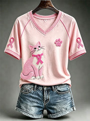 Women's Cute Cat T-shirt