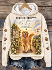 Women's Forever In Our Hearts Run Free Tucker Dog Lovers Hoodie