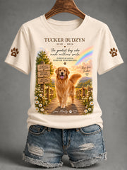Women's Forever In Our Hearts Run Free Tucker Dog Lovers Tee