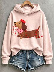 Women's Lovely Dachshund Hoodie