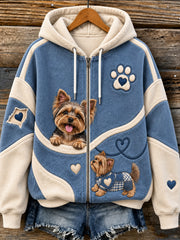 Women's Fun Animals  Zip-Up Hoodie