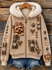 Women's Fun Animals Fun Animals Knit Hoodie