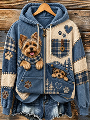 Women's Fun Animals  Zip-Up Hoodie