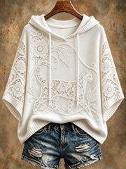 Women's Floral Cat Hoodies