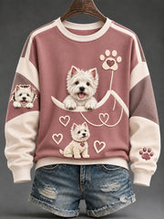 Women's Cute animals Print Sweatshirt