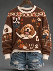 Women's Cute animals Print Sweatshirt