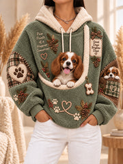 Women Fun Animals Hoodie with Pocket for Dogs Cats Dogs Hoodie