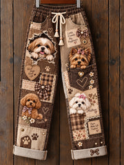 Women Fun Animals  Art Print Trousers