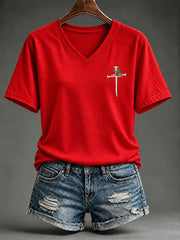 Women's Christmas Faith Short-Sleeved T-Shirt
