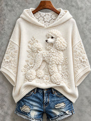 Women's Floral Poodle Hoodies
