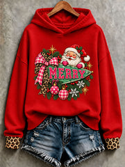 Women's Christmas Santa Claus Regular Sweatshirt