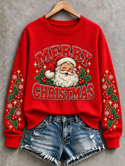 Women's Christmas Santa Claus Regular Sweatshirt