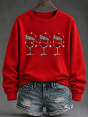 Women's Christmas Print Sweatshirt