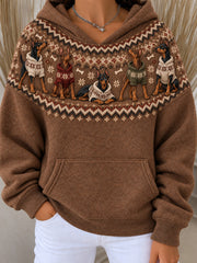 Women's Doberman Pinscher Dogs Pattern Causal Hoodie
