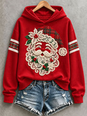 Women's Funny Santa Hoodie