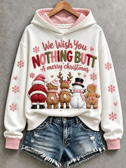 Women's We Wish You Nothing Butt A Merry Christmas Hoodie