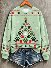 Women's Christmas Print Sweatshirt