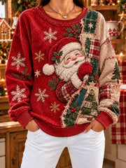 Women's Christmas Print Sweatshirt