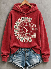 Women's So Many Tiles So Little Time Christmas Mahjong Casual Sweatshirt