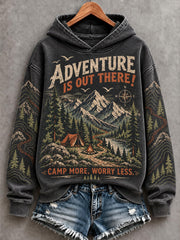 Women's Camping Printed Hoodie