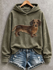 Women's Lovely Dachshund Hoodie