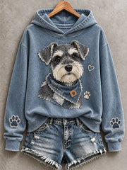 Women's Cute Schnauzer Hoodie