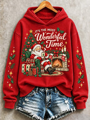 Women's Its The Most Wonderful Time Print Hoodies