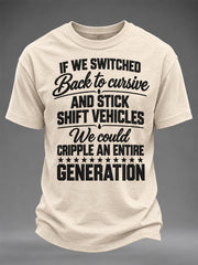 Men's Sassy & Sarcastic Funny Graphic Print Tee