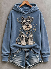 Women's Cute Schnauzer Hoodie
