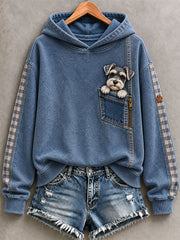 Women's Cute Schnauzer Hoodie