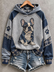 Women's Cute French Bulldog Hoodie